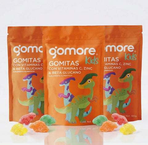 Gomitas Vitamina C, Zinc & Beta Glucano (Pack de 3 Bolsas)