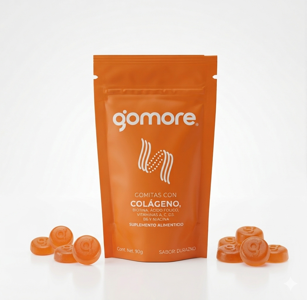 Gomitas Colágeno y Biotina GoMore | Piel, Cabello y Uñas