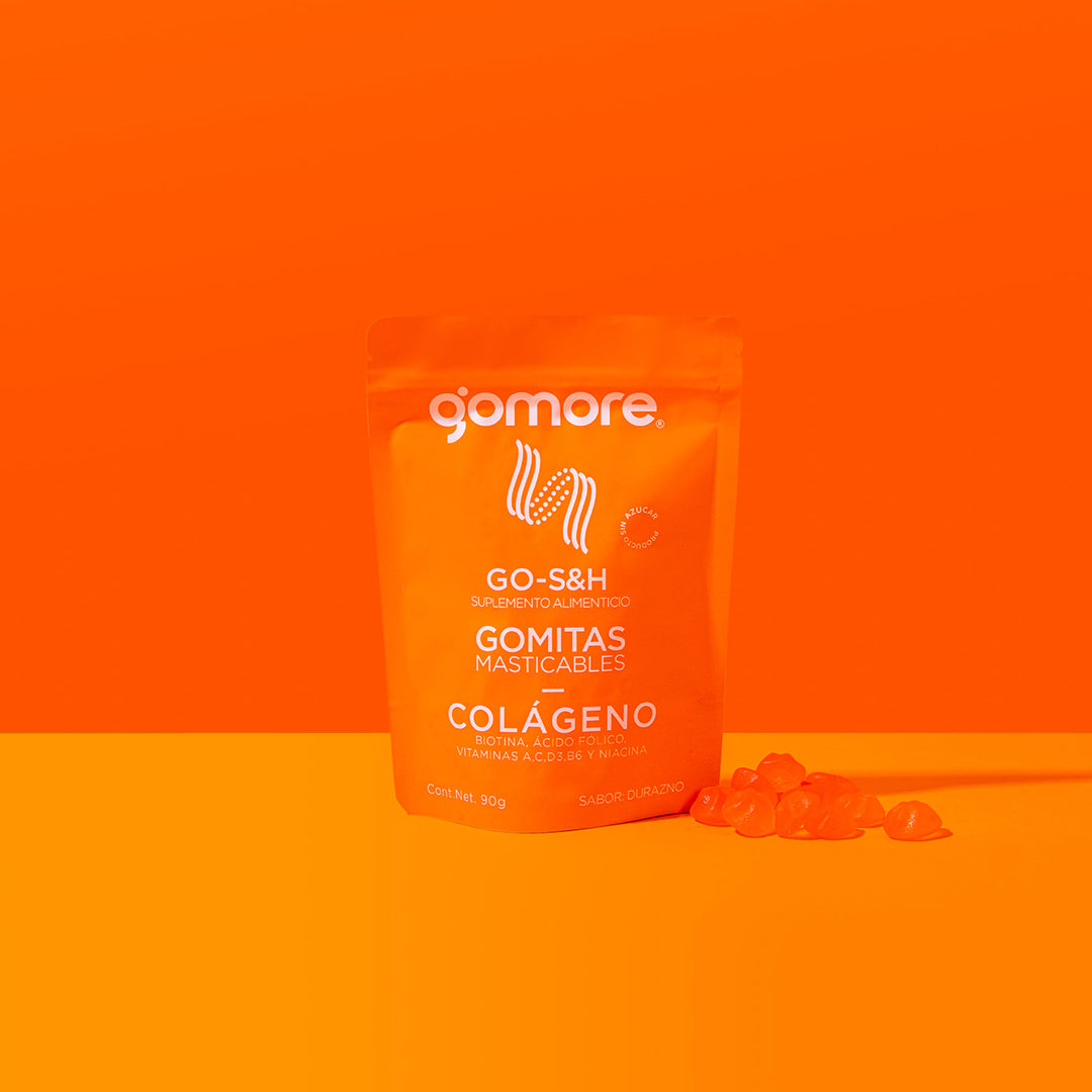 Gomitas Colágeno y Biotina sin Azúcar – www.gomore.com.mx